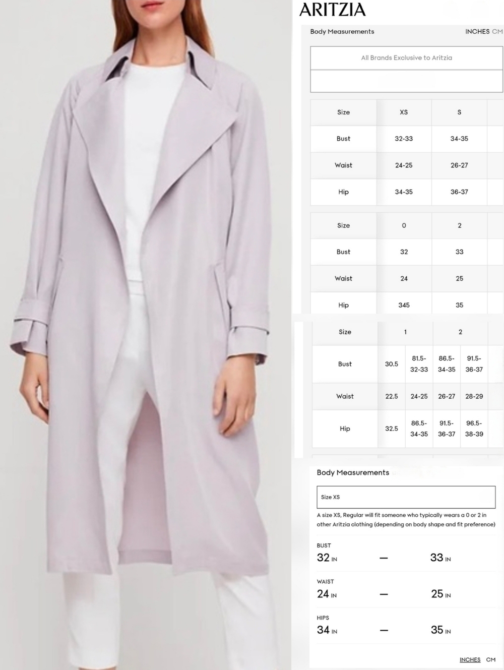 Aritzia Babaton Lilac Lawson Trench Coat - Picture 15 of 16